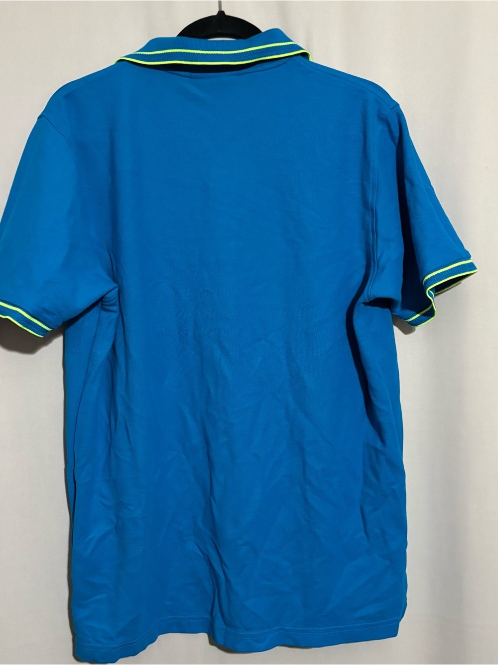 Psycho Bunny Men’s 6 Blue Casual Polo Shirt with Contrasting Trim - Picture 4 of 6